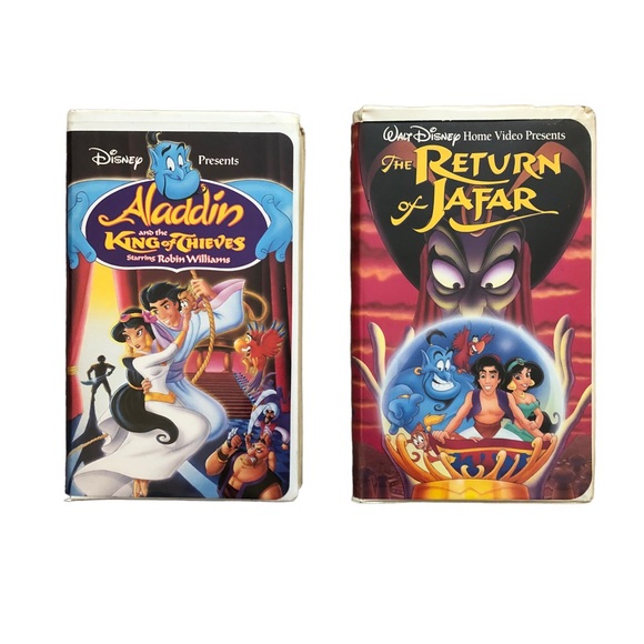 Disney Media Disney Vhs Return Off Jafar And Aladdin The